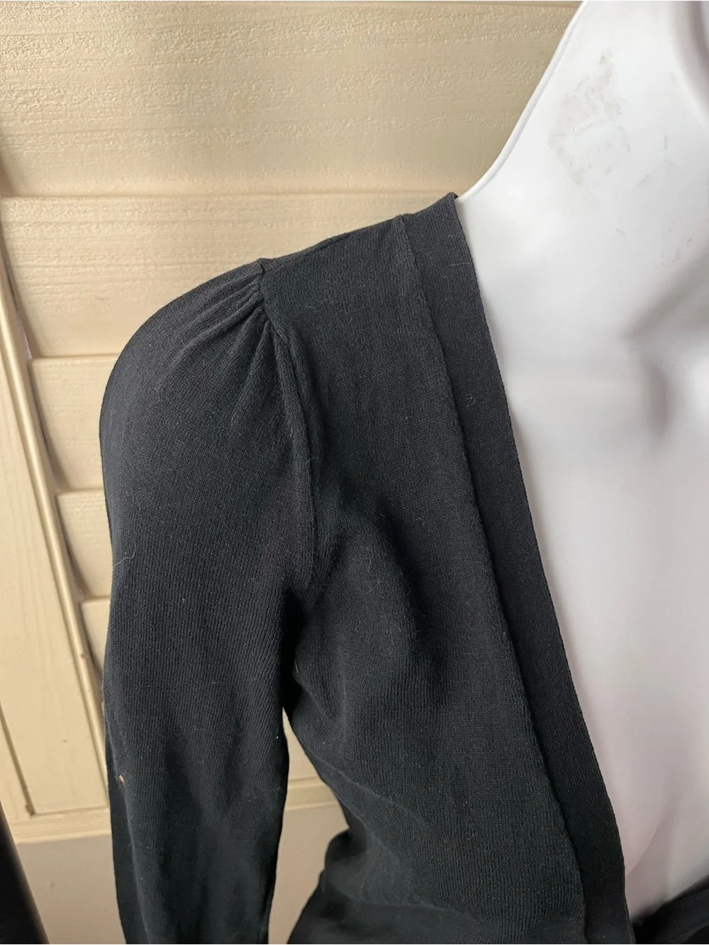 Vintage Club Monaco Black Cardigan Sweater